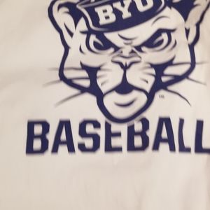 BYU baseball shirt- 3/4 sleeve